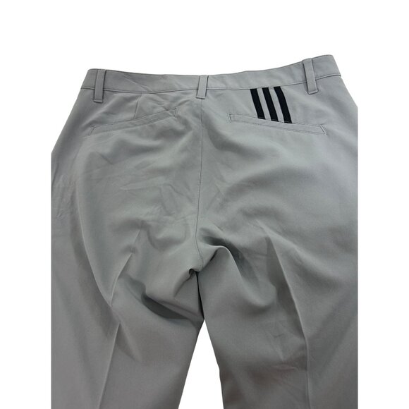 Adidas Men’s Grey Adi Golf Pants GU2673 30 x 32 Tapered Loops Pockets Logo - Picture 2 of 16